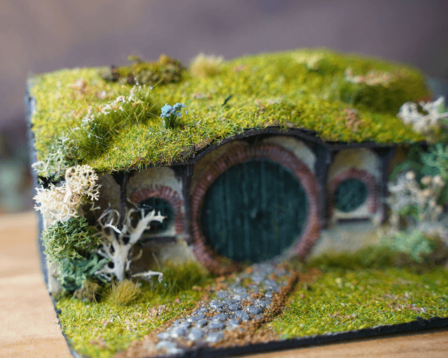 Hobbit Hole Diorama 