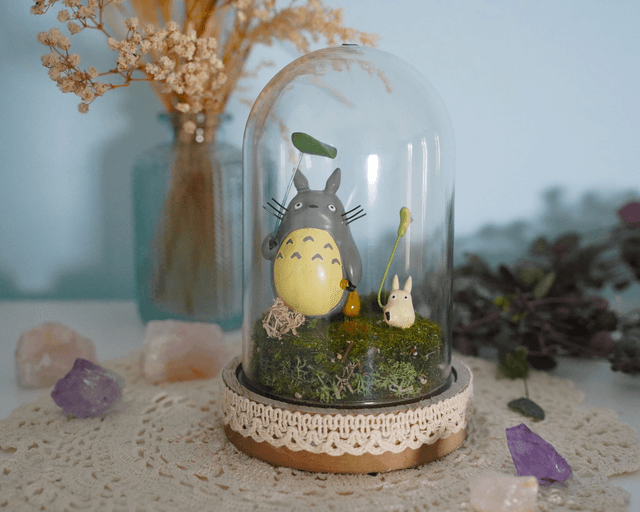 Totoro & Chibi Figurine Dome