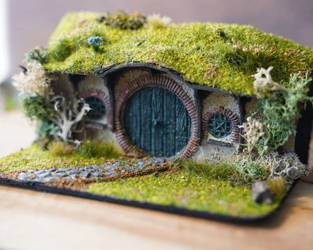 Hobbit Hole Diorama 