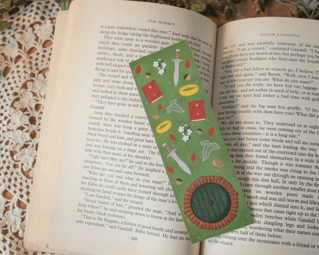 Hobbit bookmark 